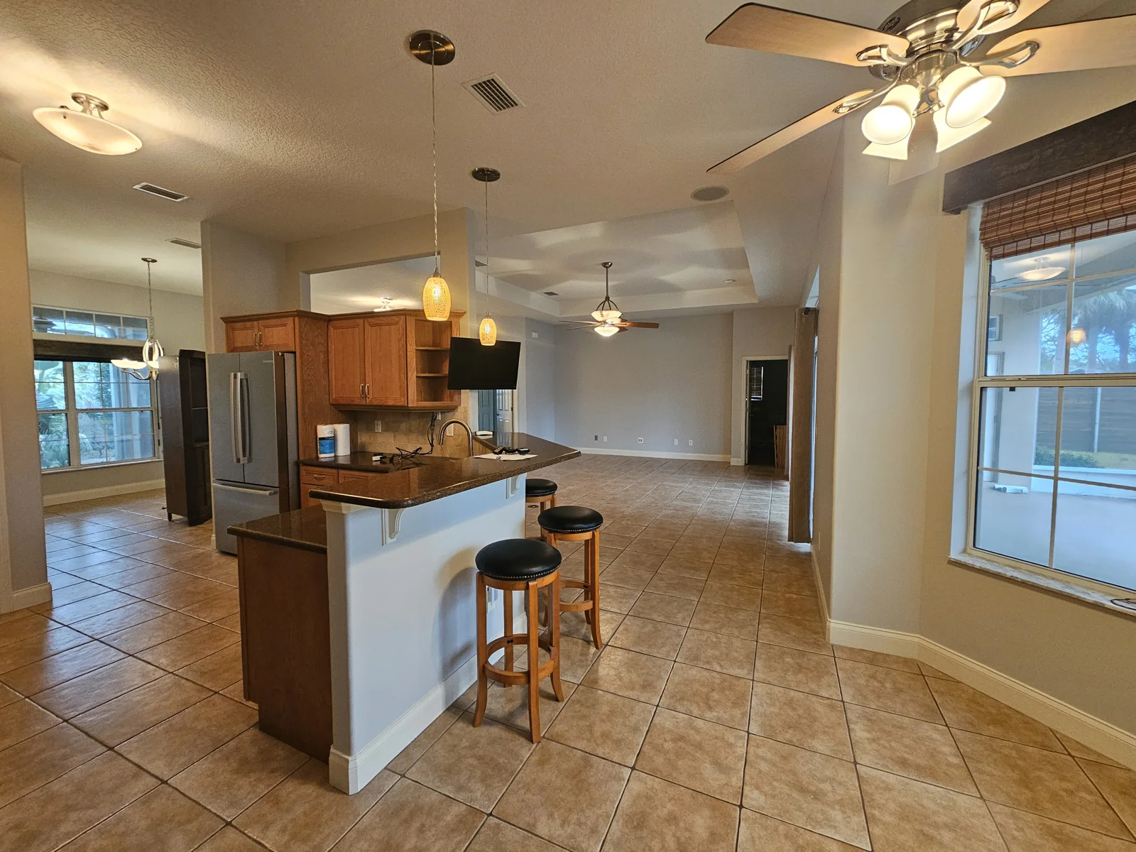 Kitchen repaint by T&B Paint Pros in Ormond Beach